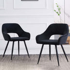 Ainpecca-Official Store Ainpecca Velvet Padded Dining Chairs Set of 2/