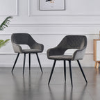 Ainpecca-Official Store Ainpecca Velvet Padded Dining Chairs Set of 2/