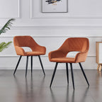 Ainpecca-Official Store Ainpecca Velvet Padded Dining Chairs Set of 2/