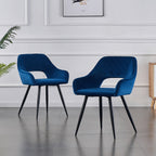 Ainpecca-Official Store Ainpecca Velvet Padded Dining Chairs Set of 2/