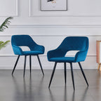 Ainpecca-Official Store Ainpecca Velvet Padded Dining Chairs Set of 2/