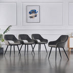 Ainpecca-Official Store Ainpecca Velvet Padded Dining Chairs Set of 2/