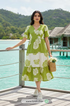 Max Women's Printed Sleeveless Midi Dress – Effortless Elegance for Every Occasion