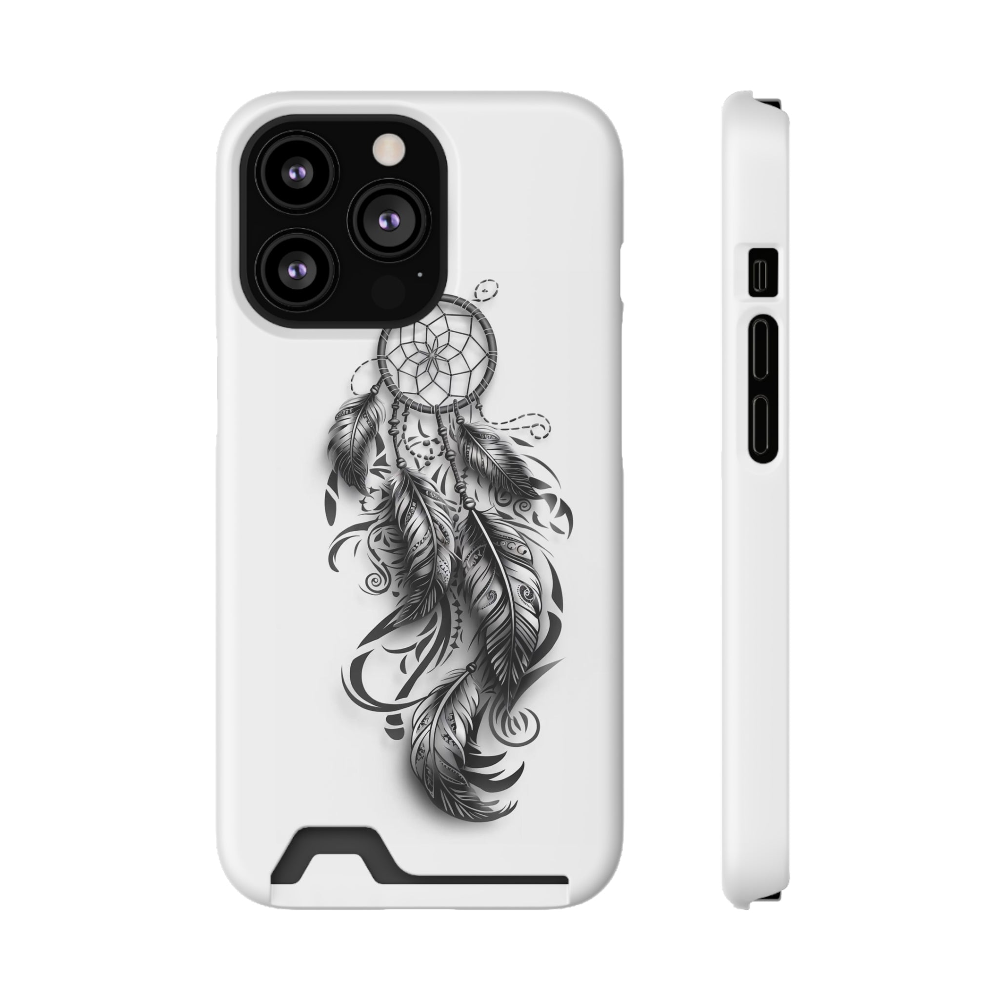 Dreamcatcher Phone Case with Card Holder