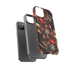 Christmas Red and Gold Phone Case - Tough Cases for Holiday Cheer
