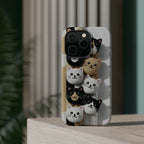 Cat-Themed Magnetic Impact-Resistant Phone Cases