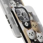 Cat-Themed Magnetic Impact-Resistant Phone Cases