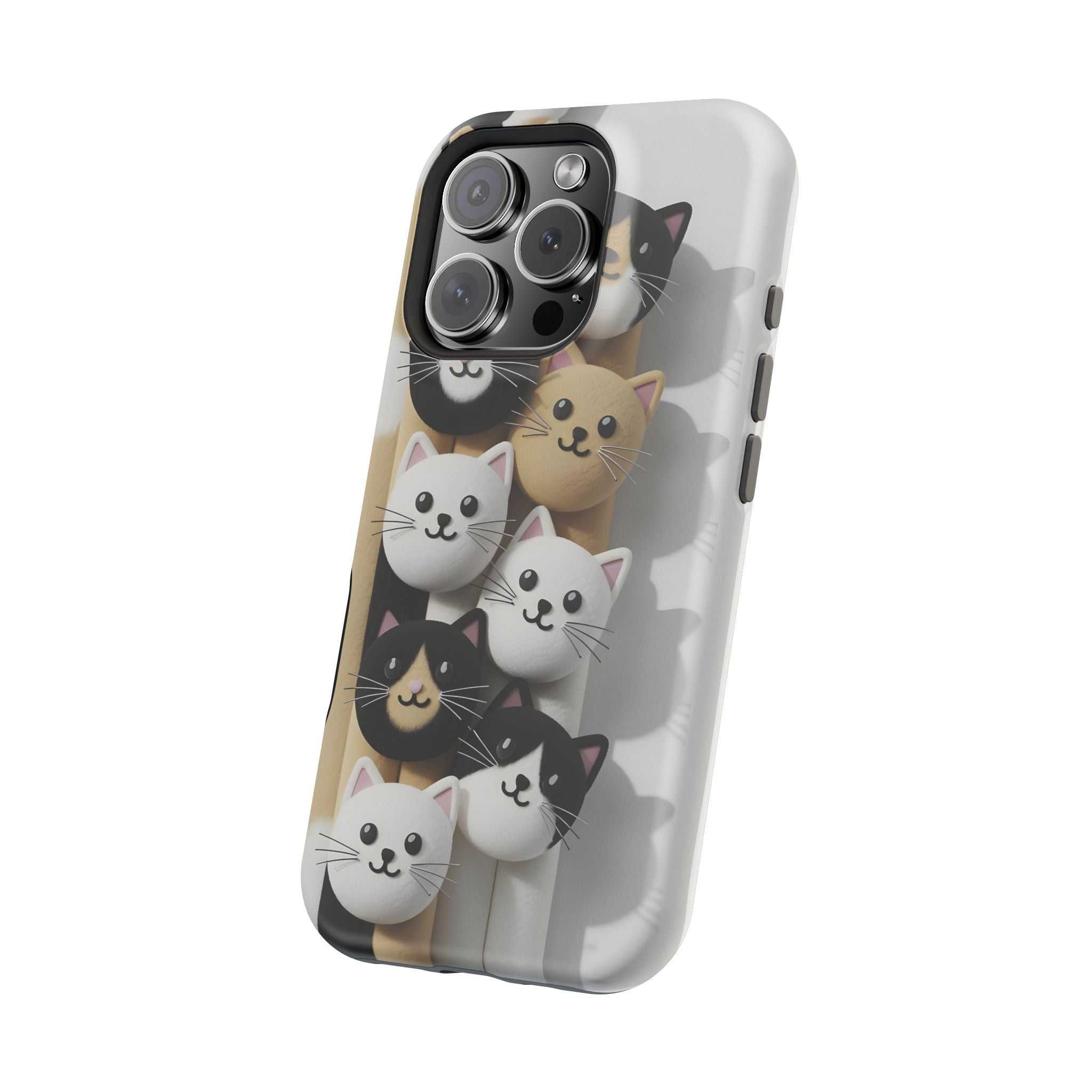 Cat-Themed Magnetic Impact-Resistant Phone Cases