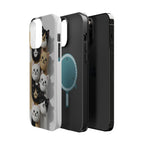 Cat-Themed Magnetic Impact-Resistant Phone Cases