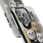 Cat-Themed Magnetic Impact-Resistant Phone Cases