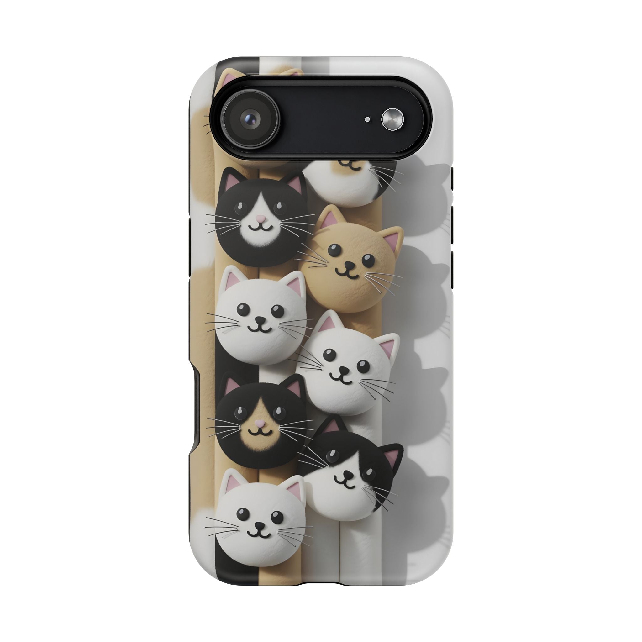 Cat-Themed Magnetic Impact-Resistant Phone Cases