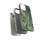 Whimsical Phone Case with Nature and Dog Artwork