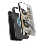 Cat-Themed Magnetic Impact-Resistant Phone Cases