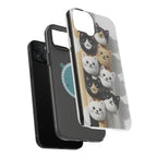 Cat-Themed Magnetic Impact-Resistant Phone Cases