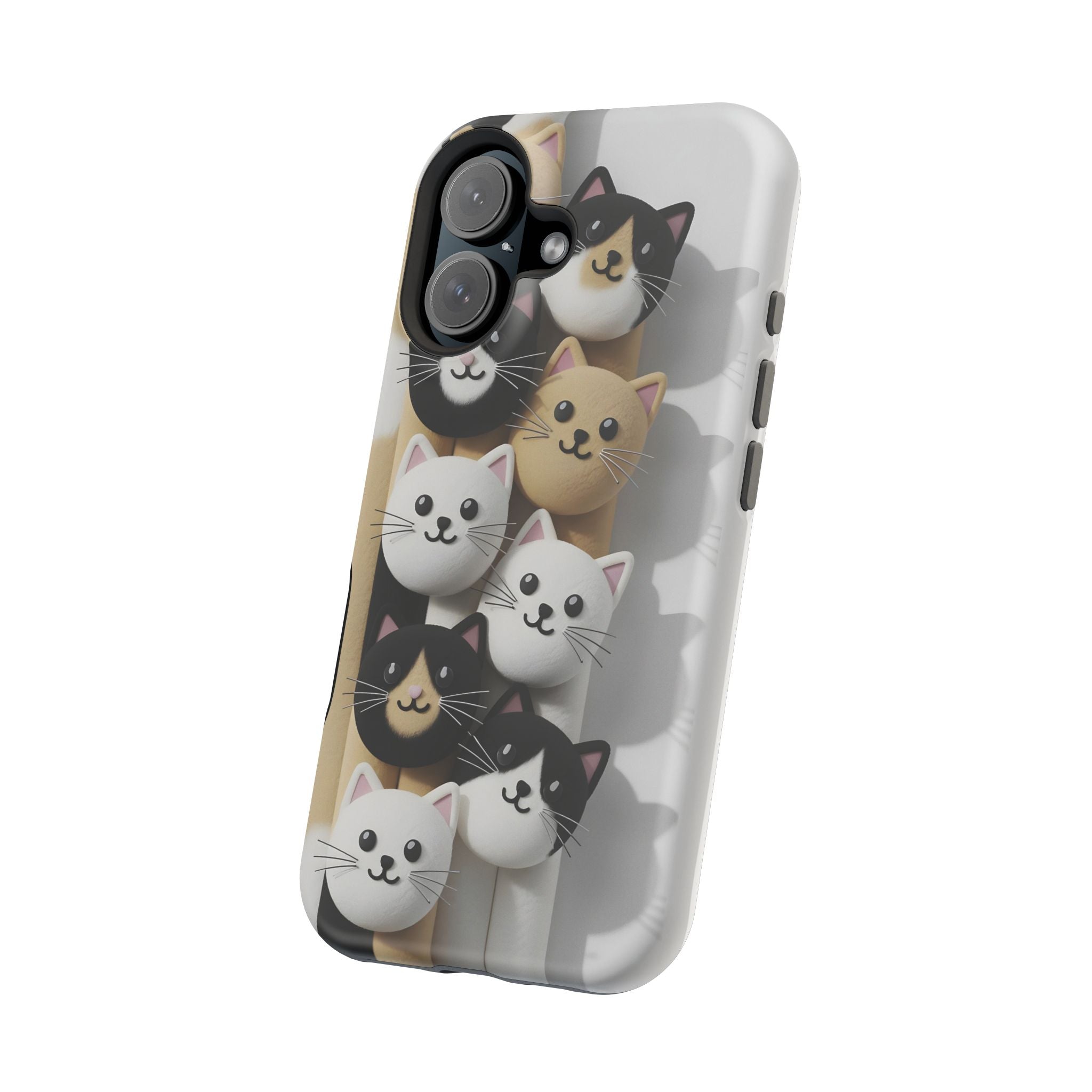 Cat-Themed Magnetic Impact-Resistant Phone Cases