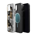 Cat-Themed Magnetic Impact-Resistant Phone Cases