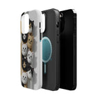 Cat-Themed Magnetic Impact-Resistant Phone Cases