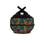 Butterfly Garden Backpack - Colorful Boho Floral Daypack