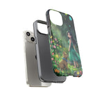 Whimsical Phone Case with Nature and Dog Artwork