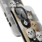 Cat-Themed Magnetic Impact-Resistant Phone Cases