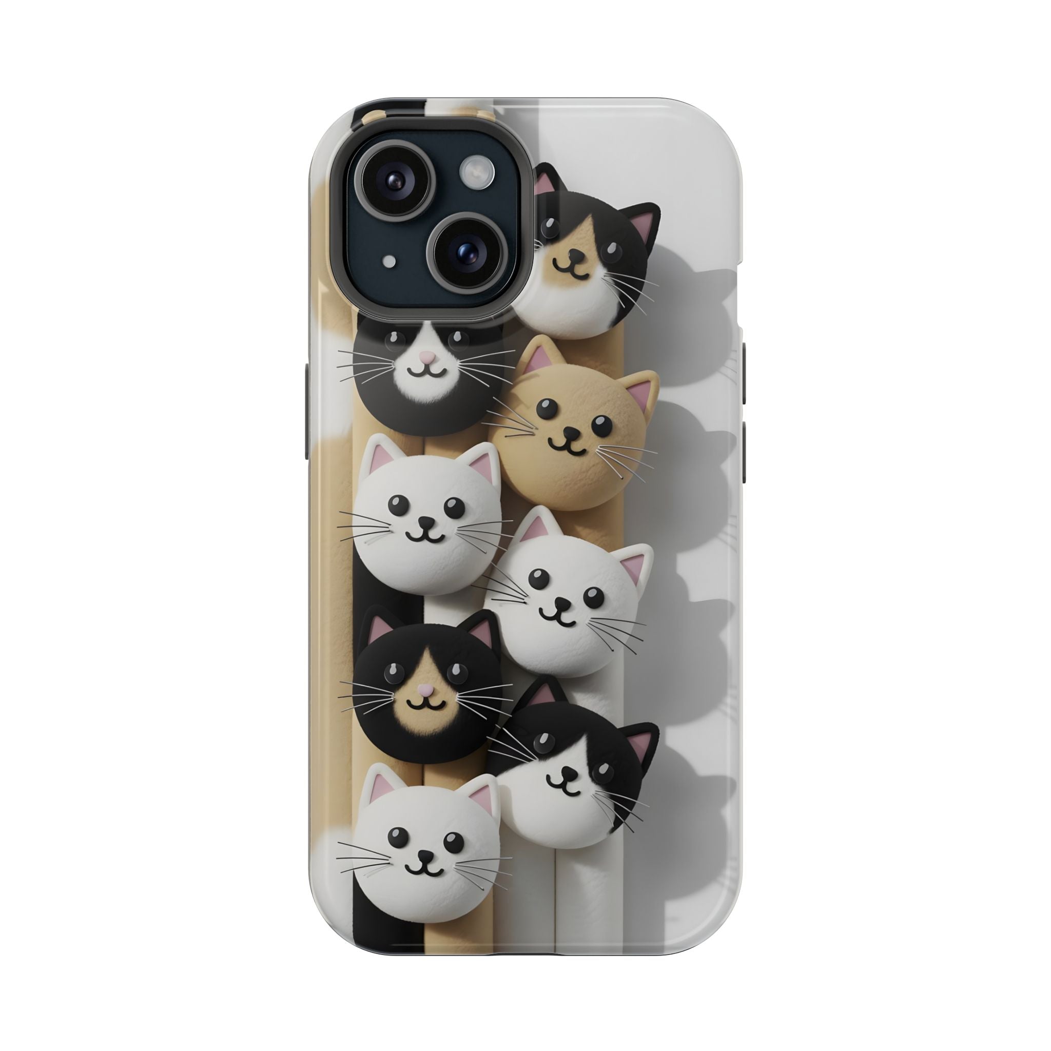 Cat-Themed Magnetic Impact-Resistant Phone Cases