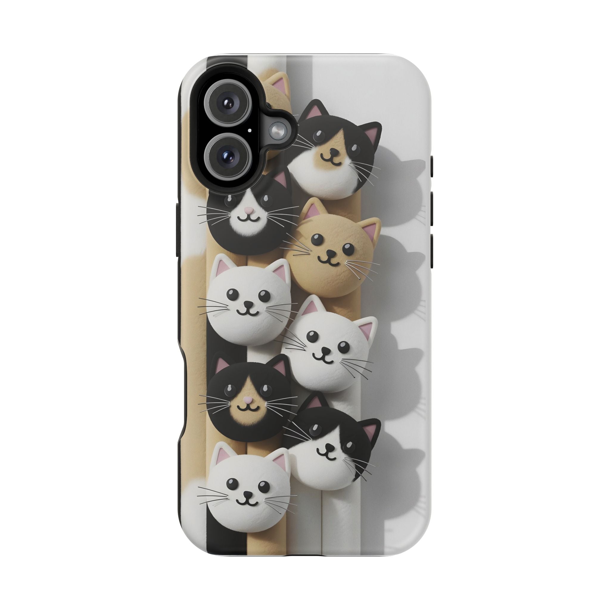 Cat-Themed Magnetic Impact-Resistant Phone Cases