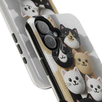 Cat-Themed Magnetic Impact-Resistant Phone Cases
