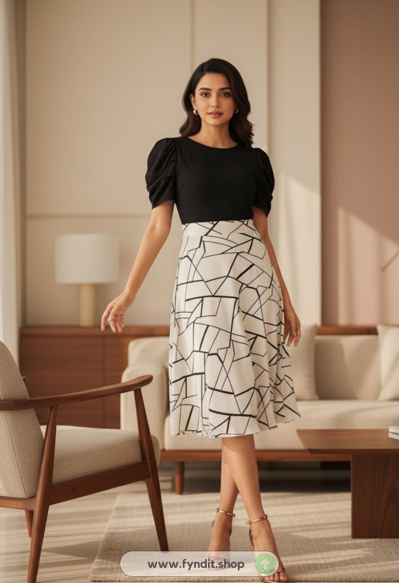 Step Into Confident Elegance: ILLI LONDON A-Line Midi/Maxi Dress — Style Meets Comfort