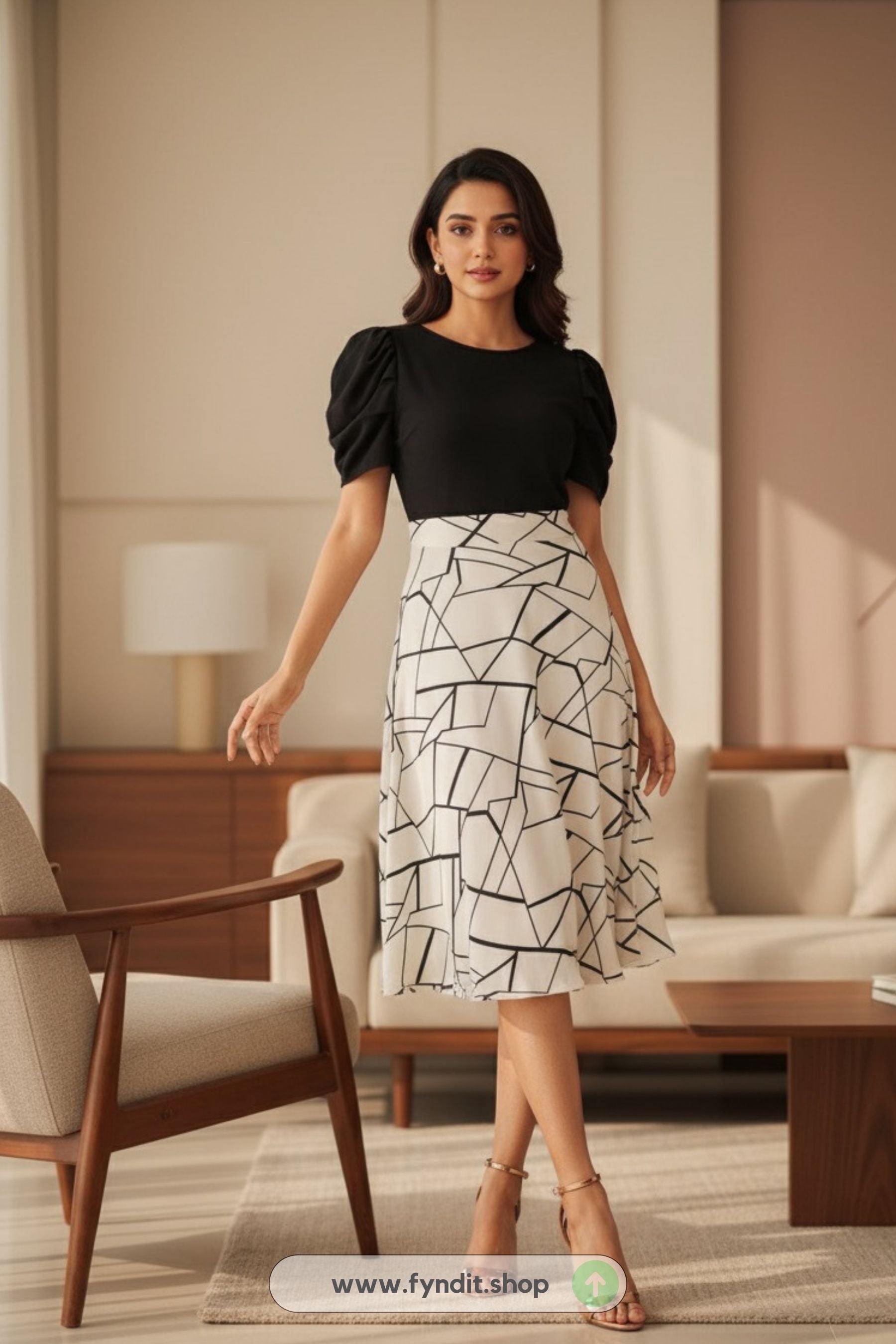 Step Into Confident Elegance: ILLI LONDON A-Line Midi/Maxi Dress — Style Meets Comfort