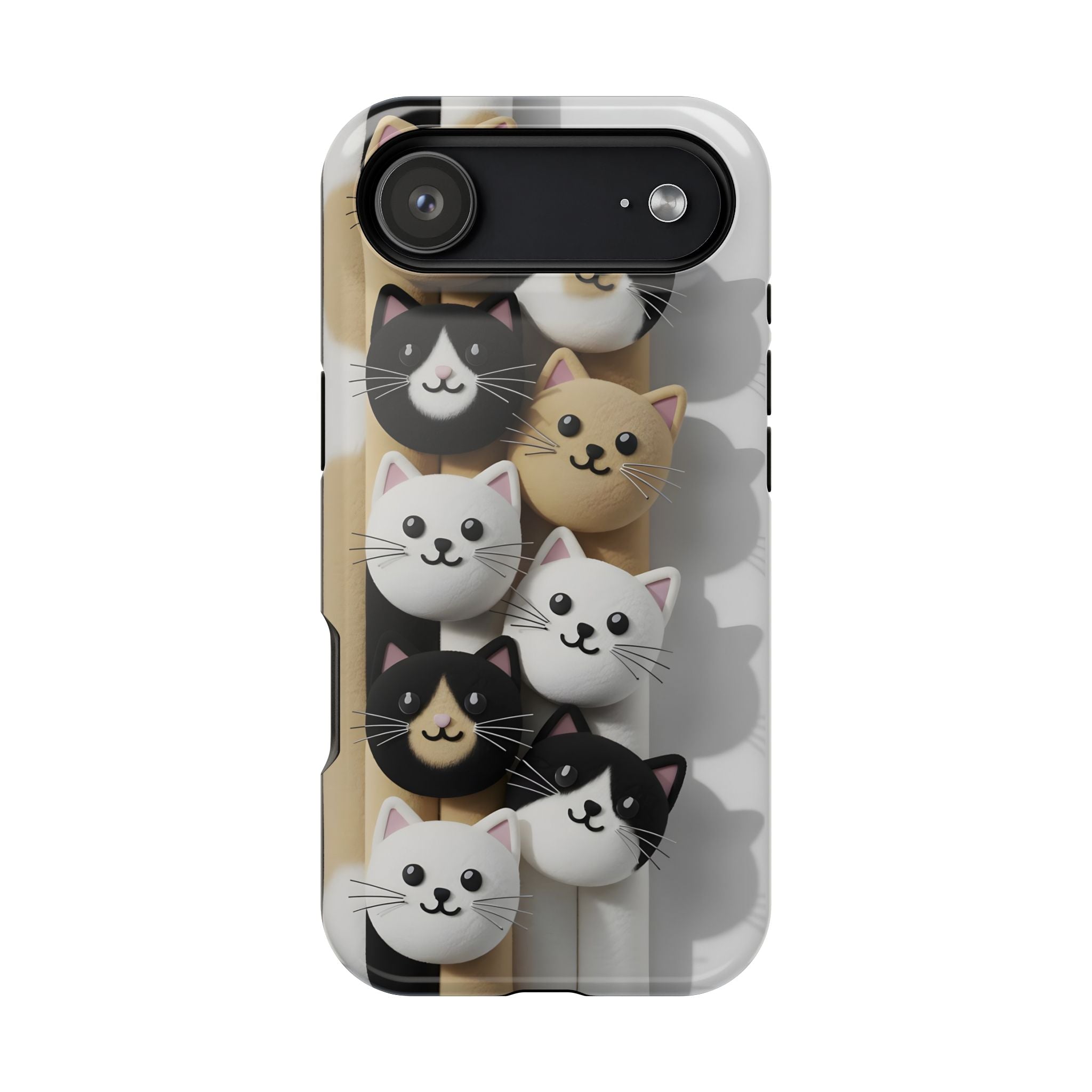 Cat-Themed Magnetic Impact-Resistant Phone Cases