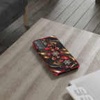 Christmas Red and Gold Phone Case - Tough Cases for Holiday Cheer