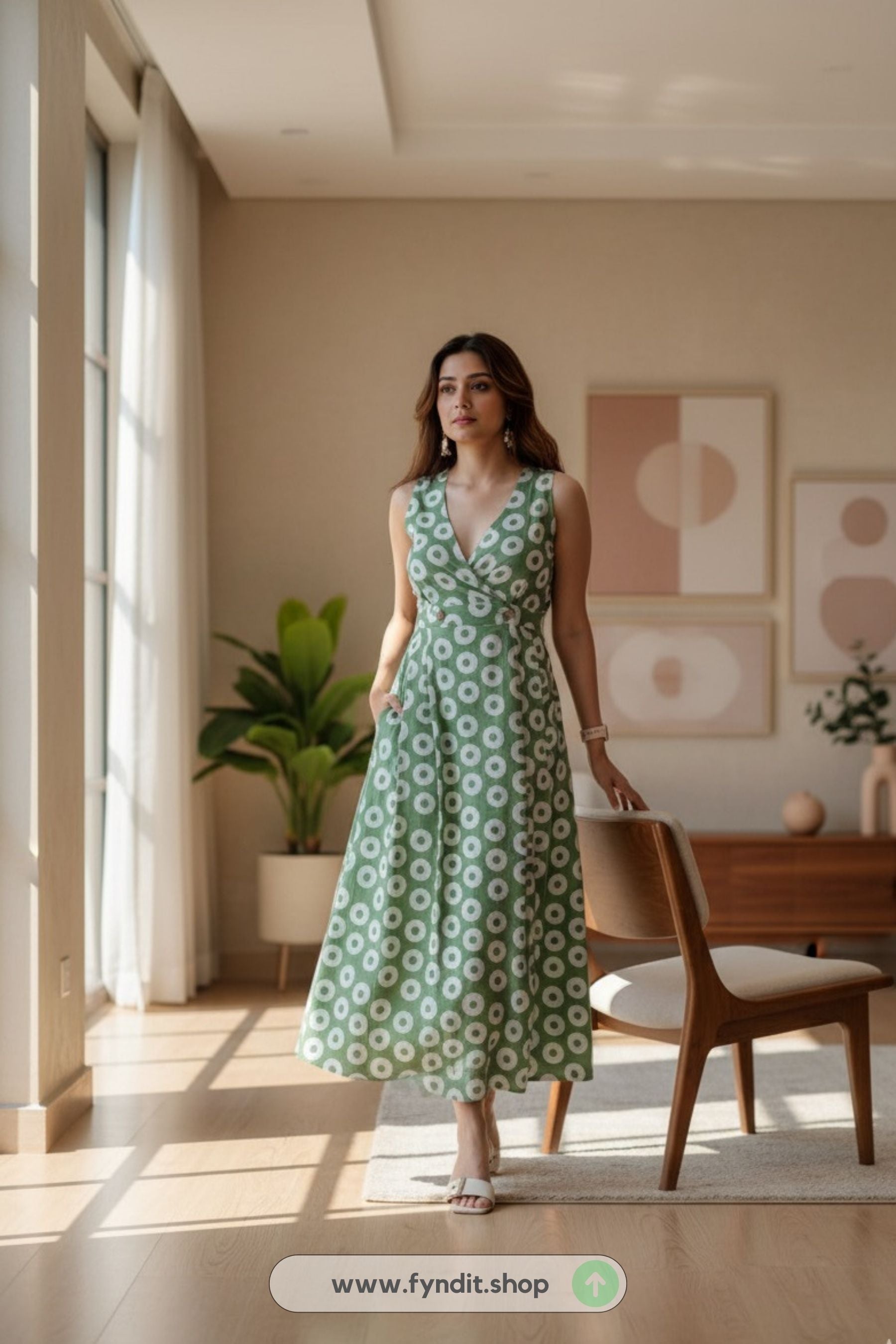 Glow in Comfort: FABNEX Embroidered Cotton Kurta Set – Your Everyday Festive Flare