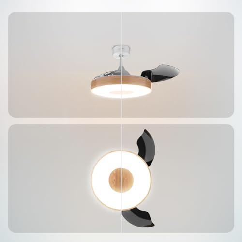 Cecotec Ceiling Fan With Light and Retractable Blades - Energy Efficiency