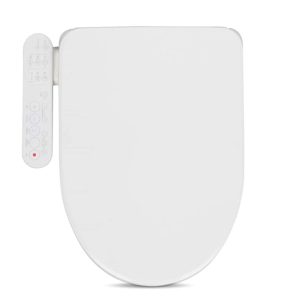 Alpha Bidet GX Wave Bidet Toilet Seat with elongated white design and advanced features