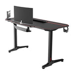 Sogesfurniture Ergonomic PC Gaming Desk with Large Mouse Pad