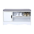 Heute Shoe Storage Bench with Cushion