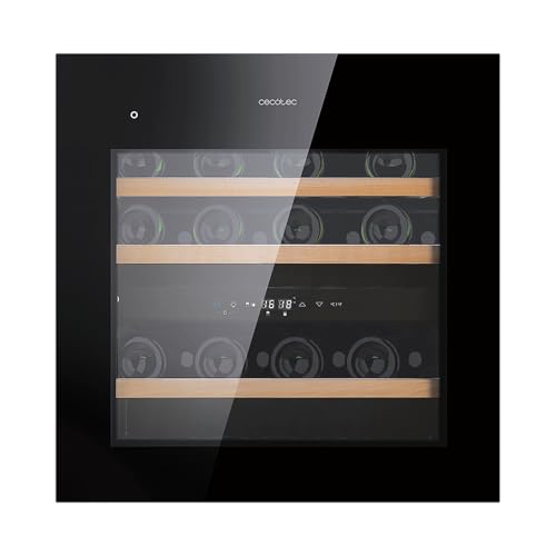 Cecotec GrandSommelier Duo 36000 Wine Cellar - 36 Bottles, Double Zone
