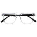 OPULIZE LEO Unisex Resting Glasses with modern rectangular frames