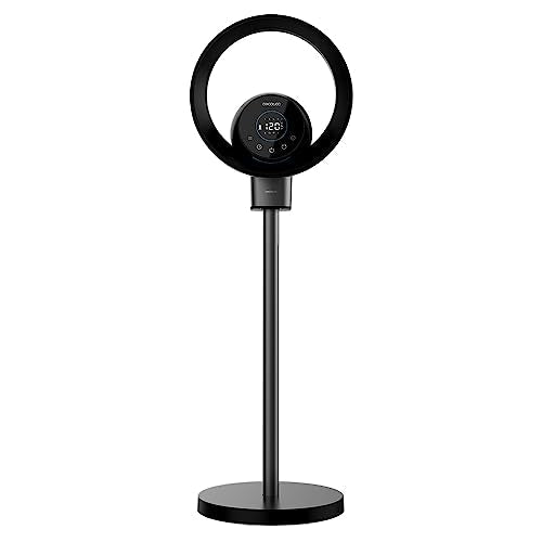 Cecotec TotalPure 2in1 MoonStyle Dark Fan and Air Purifier - Elegant Bladeless Design