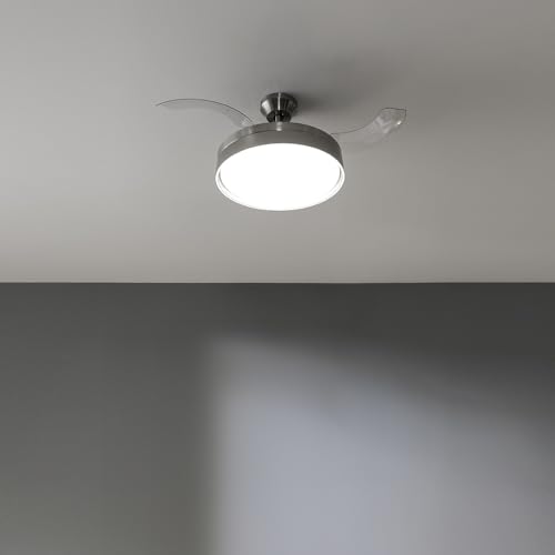 Cecotec EnergySilence Aero 4280 Ceiling Fan With Retractable Blades and Invisible Lamp