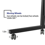 Soges Adjustable Mobile Laptop Stand with Height Adjustment