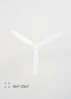 Create Windstlyance Natural Wood/White Ceiling Fan with Control