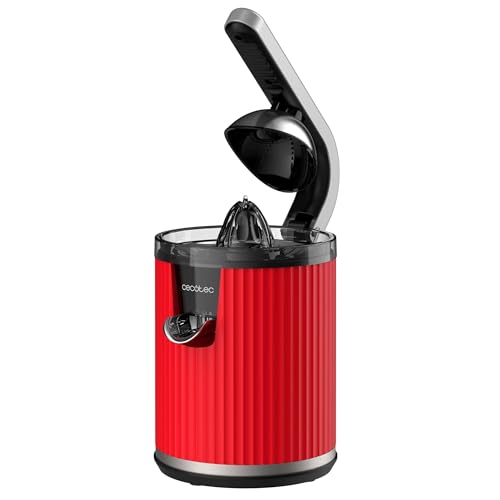 Cecotec - Electric Squeeze Xqueeze Retrojuice 600W Juicer, Stainless Steel Filter, Anti-Drip Design
