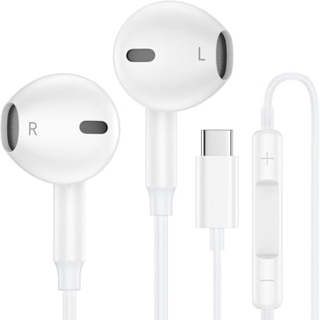 AOXLANT USB C Earphones featuring a sleek design and ergonomic fit for comfort