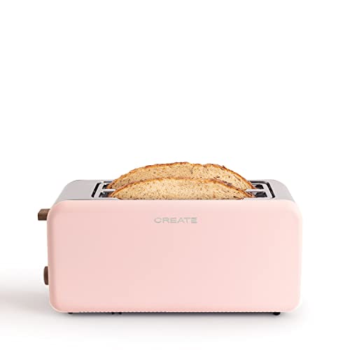CREATE Retro XL Toaster Wide Slicer Pink