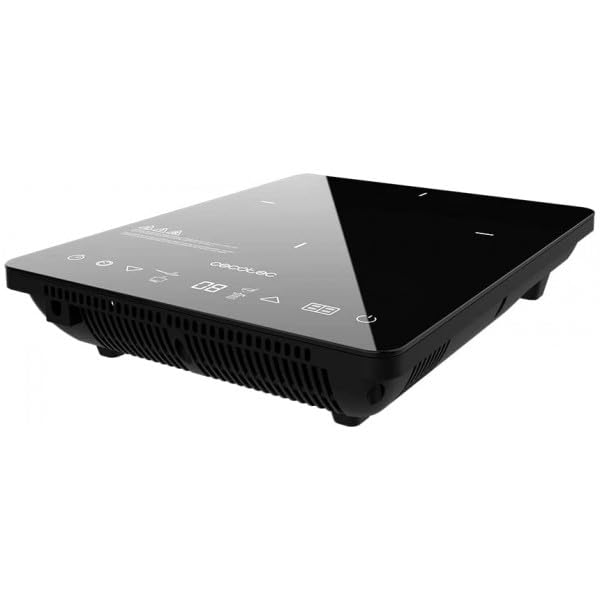 Cecotec Full Crystal Onyx Portable Induction Hob - 2000W, Easy to Clean