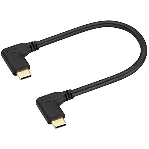 Zdycgtime Type C 3.1 Extension Cable 90 Degree Male to Male - 10gbps Data Transfer