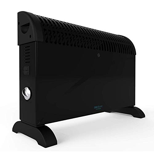 Experience the Cecotec 2000W Turbo Convection Heater with adjustable temperature, overheating protection, and low noise. Ideal for spaces up to 20m².