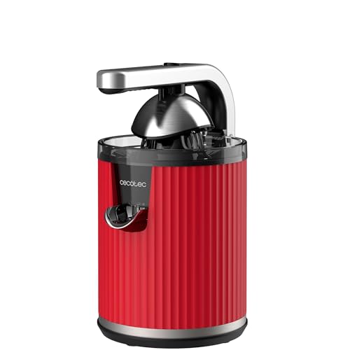 Cecotec - Electric Squeeze Xqueeze Retrojuice 600W Juicer, Stainless Steel Filter, Anti-Drip Design
