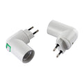 Tinxi E27 Lamp Base Holder Socket with 360° rotation and on/off switch